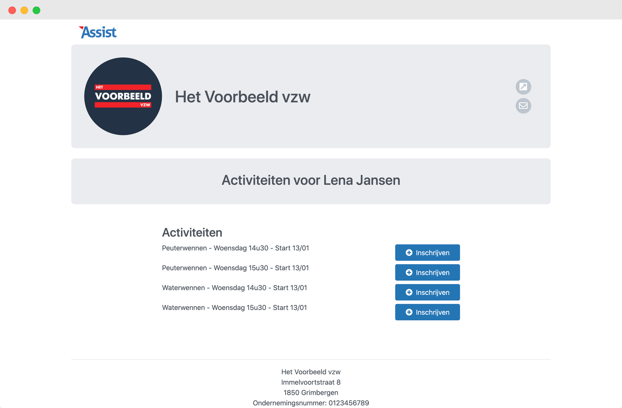 Activiteiten voor leden