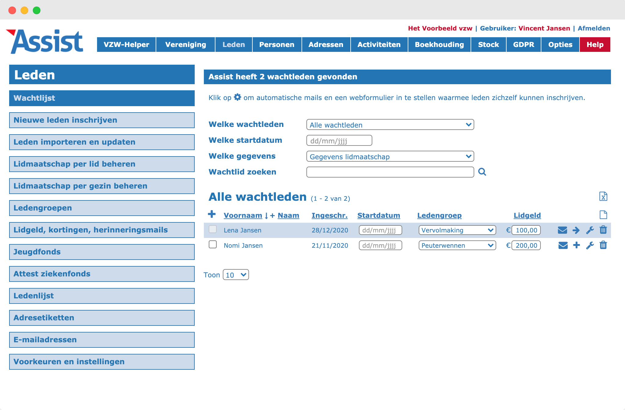 Wachtlijst