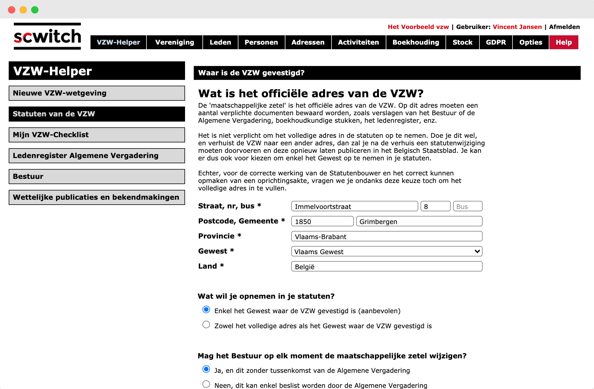 Statutenbouwer screenshot 2
