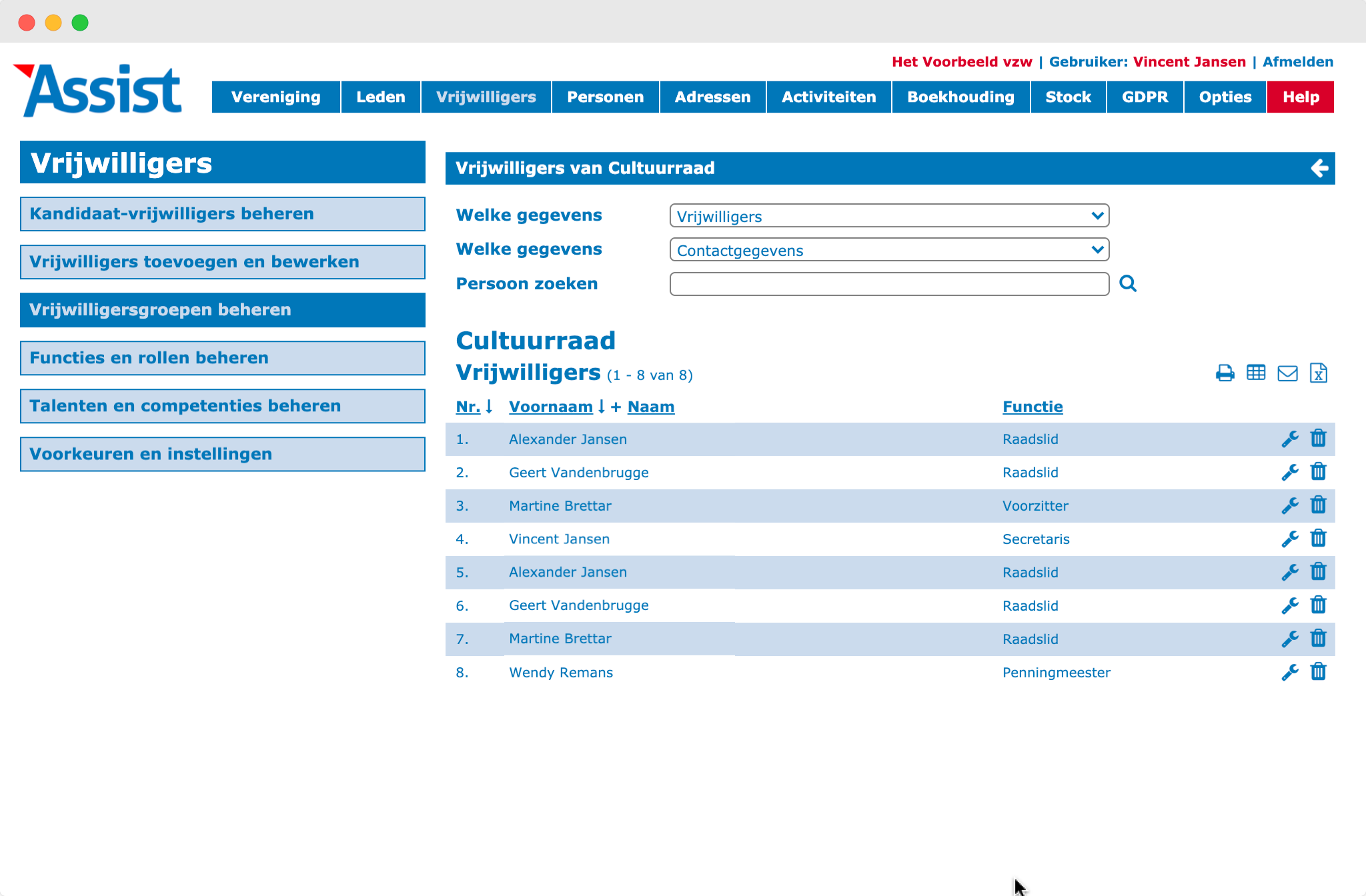 Vrijwilligersgroep