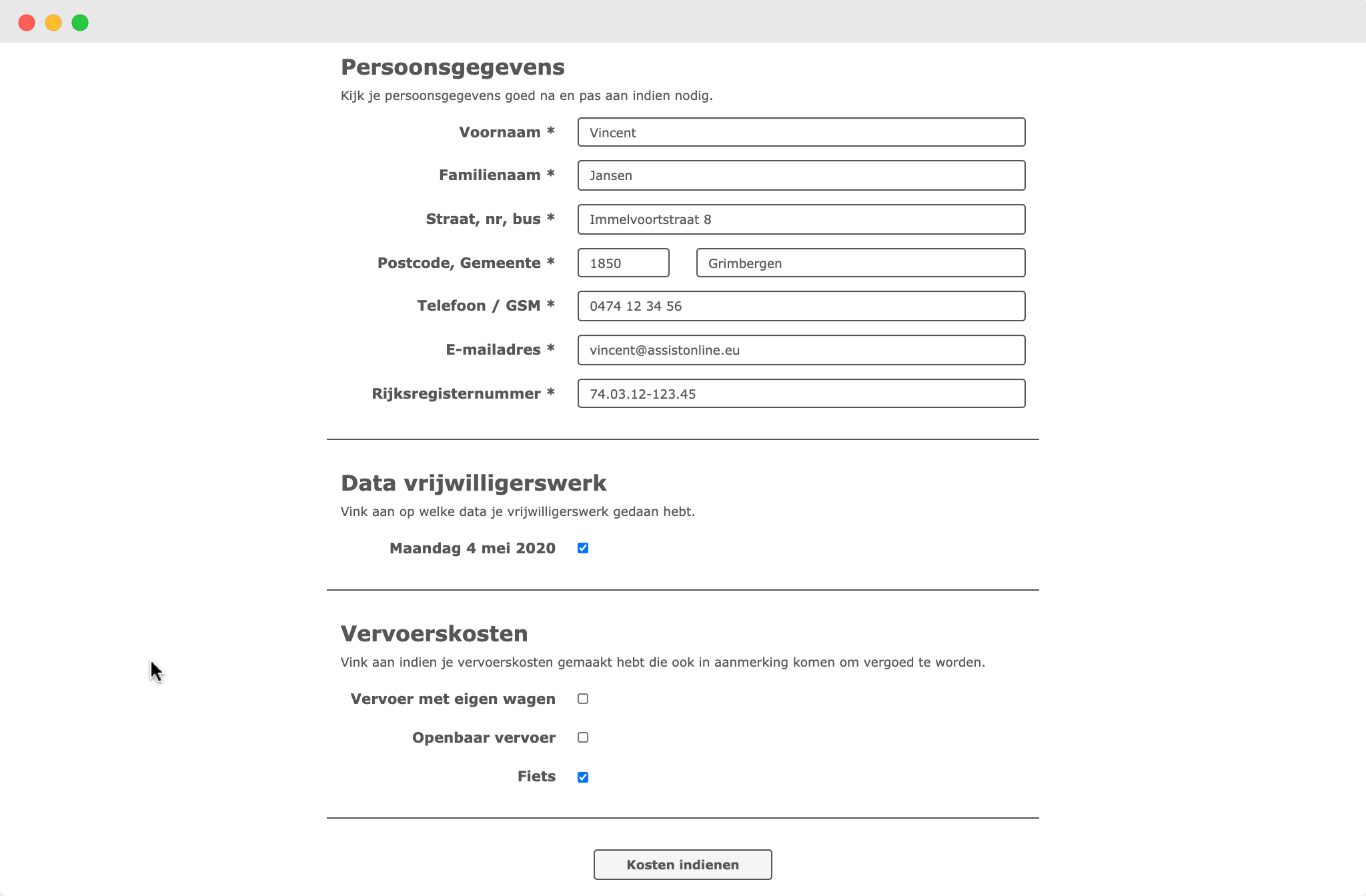 Kostennota